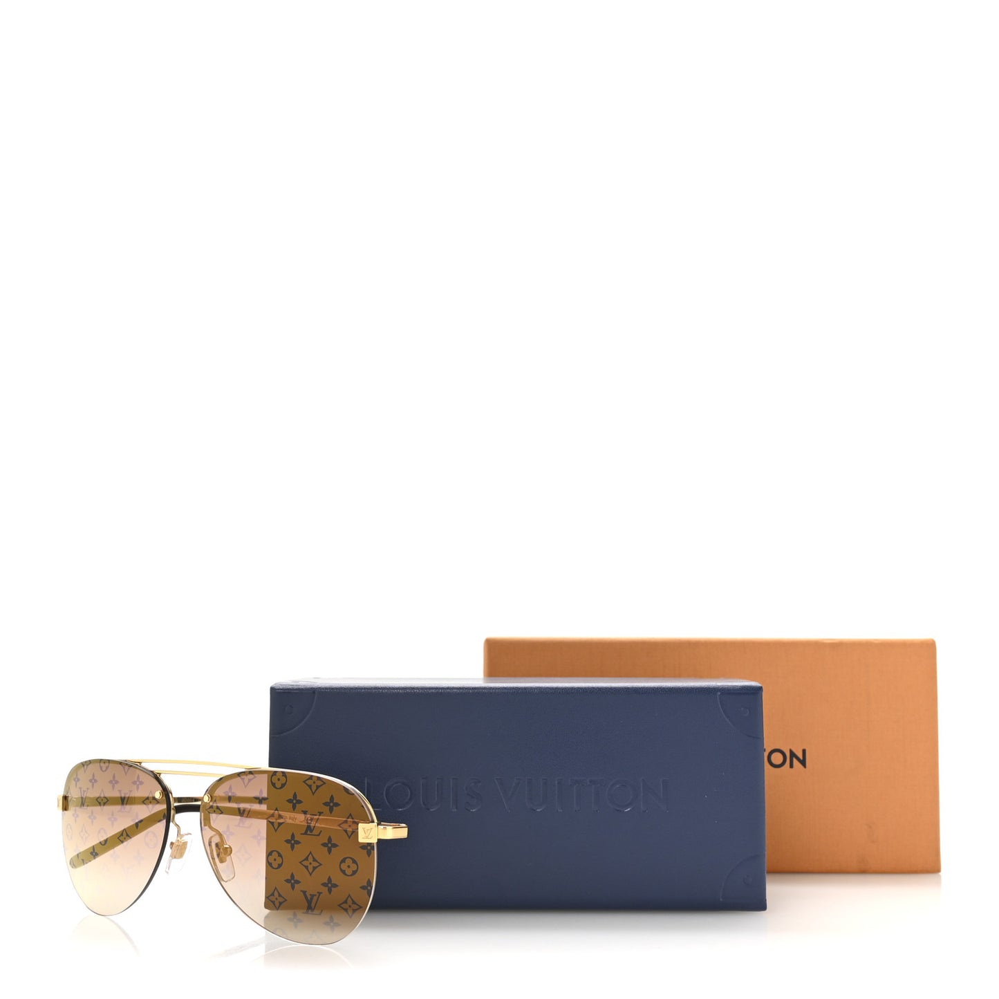 Metal Clockwise Sunglasses Z1020W Gold