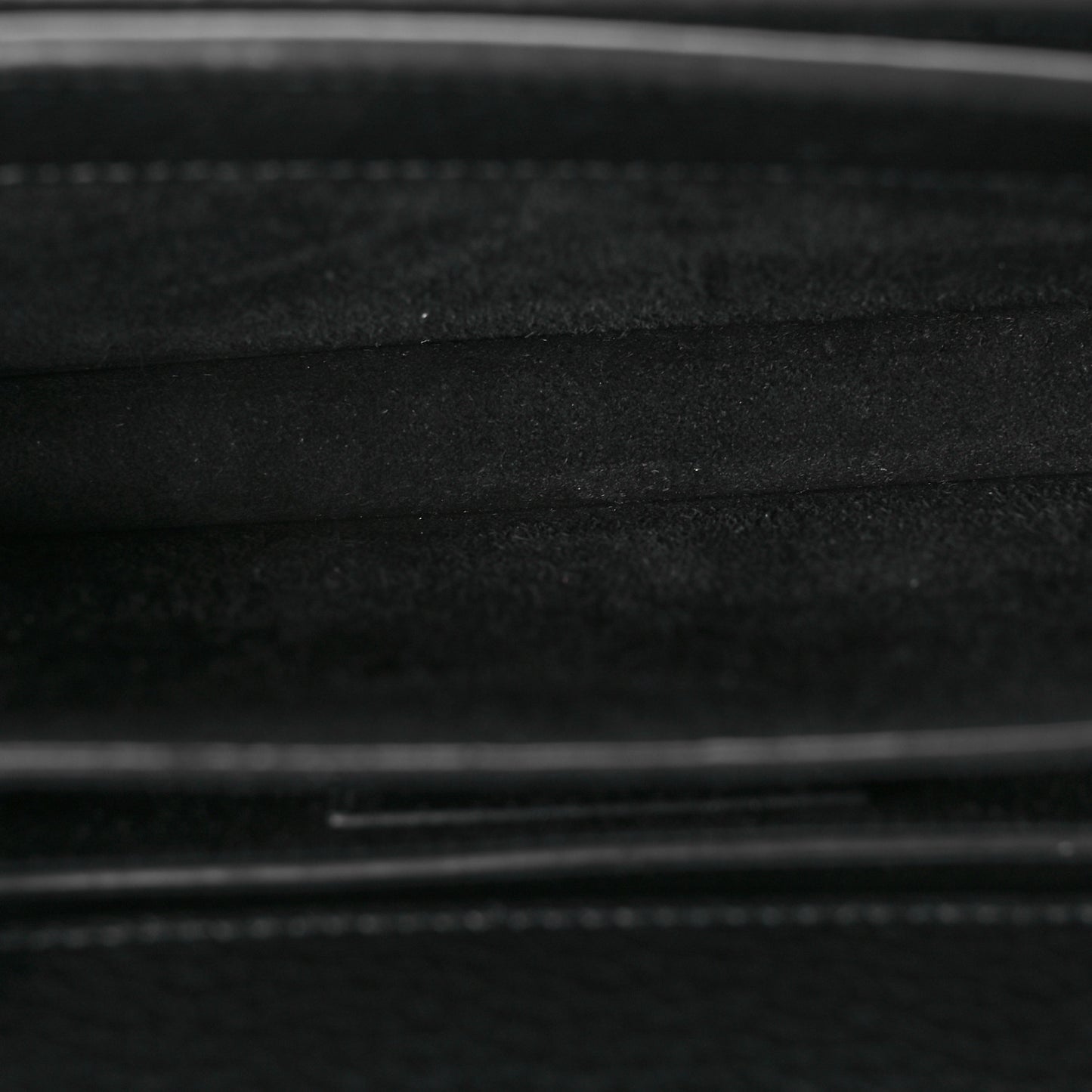 Grained Calfskin Medium Monogram Sunset Satchel Black