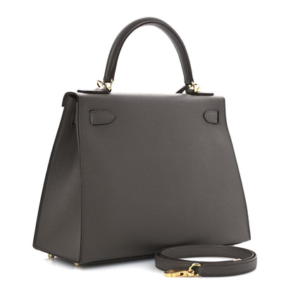 Hermes Epsom Kelly Sellier 28 Etain 3 of 14