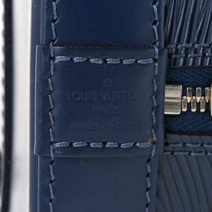 Louis Vuitton Epi Alma BB Indigo 6 of 9