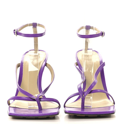 Bottega Veneta Lambskin Studded Stretch Multi Strap 90mm Sandals 39 Clematis 39 Clematis 3 of 11