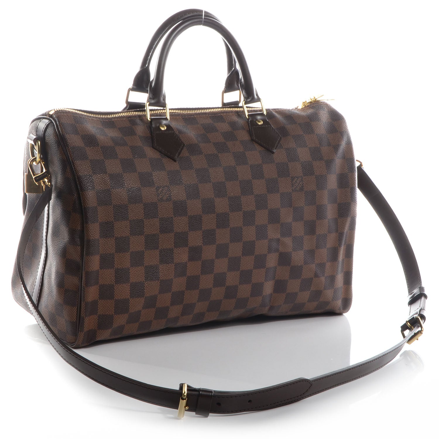Louis Vuitton Damier Ebene Speedy Bandouliere 35 3 of 8