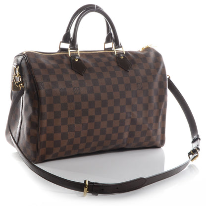 Louis Vuitton Damier Ebene Speedy Bandouliere 35 3 of 8
