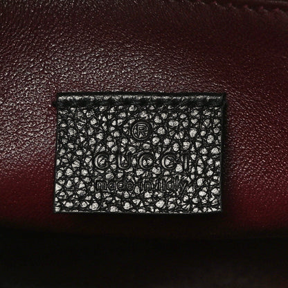 Gucci Grainy Calfskin Small Zumi Top Handle Bag Black 7 of 11