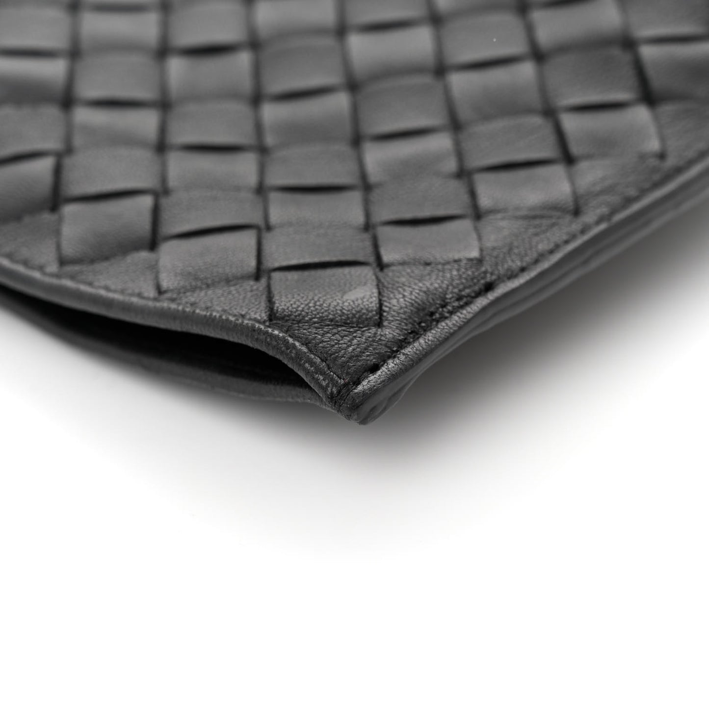 BOTTEGA VENETA Nappa Intrecciato BV Twist Black