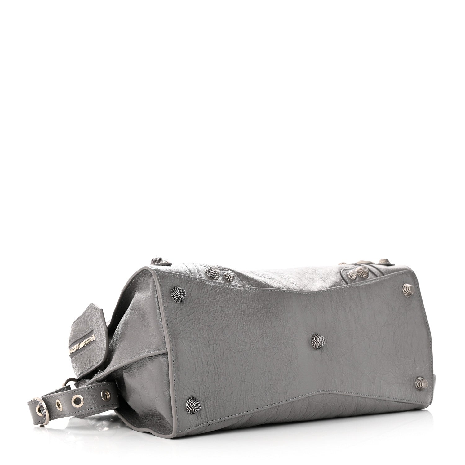 Balenciaga Agneau Arena Neo Cagole City Handbag Dark Grey 4 of 13
