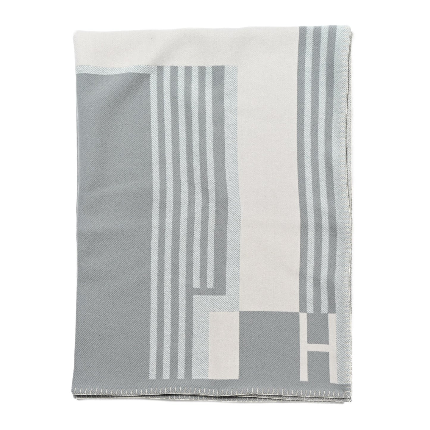 Wool Cashmere Ithaque Blanket Gris Perle