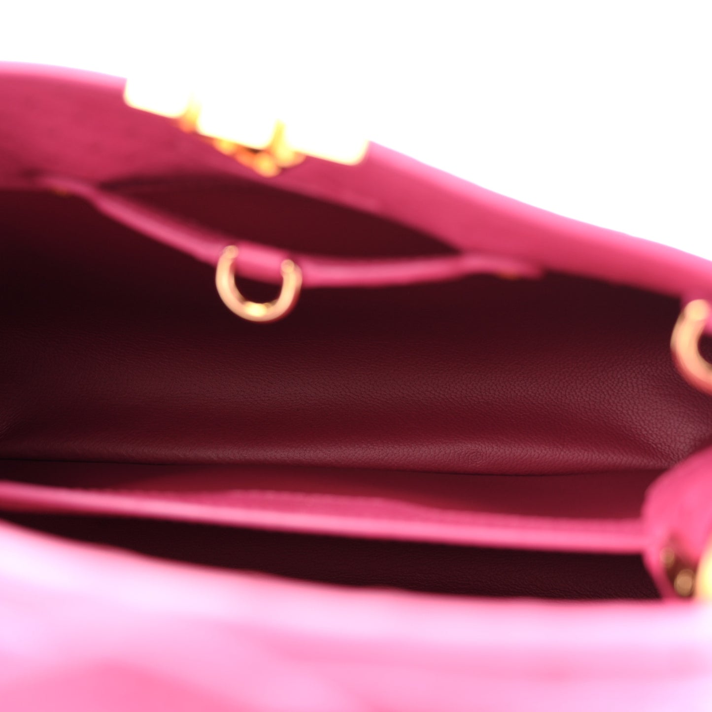Ostrich Capucines BB Fuchsia