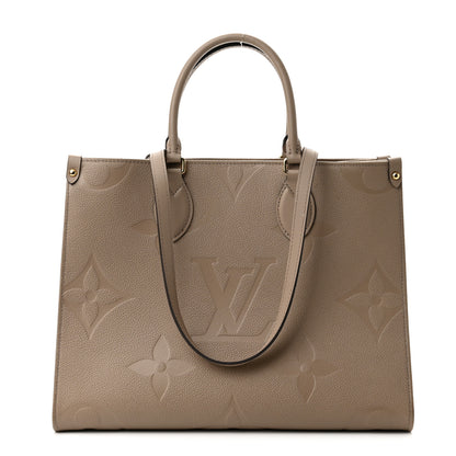 Louis Vuitton Empreinte Monogram Giant Onthego MM Tourterelle 1 of 10