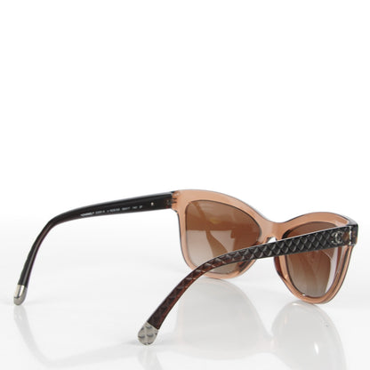 Chanel Polarized CC Cat Eye Sunglasses 5330-A Brown 2 of 7
