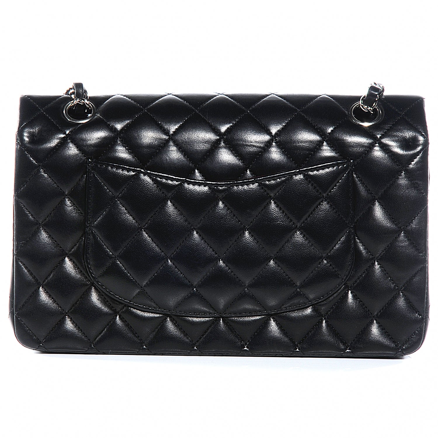 Chanel Lambskin Medium Double Flap Black 6 of 6