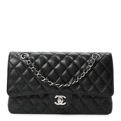 Chanel Caviar Quilted Medium Double Flap Black 1 of 11