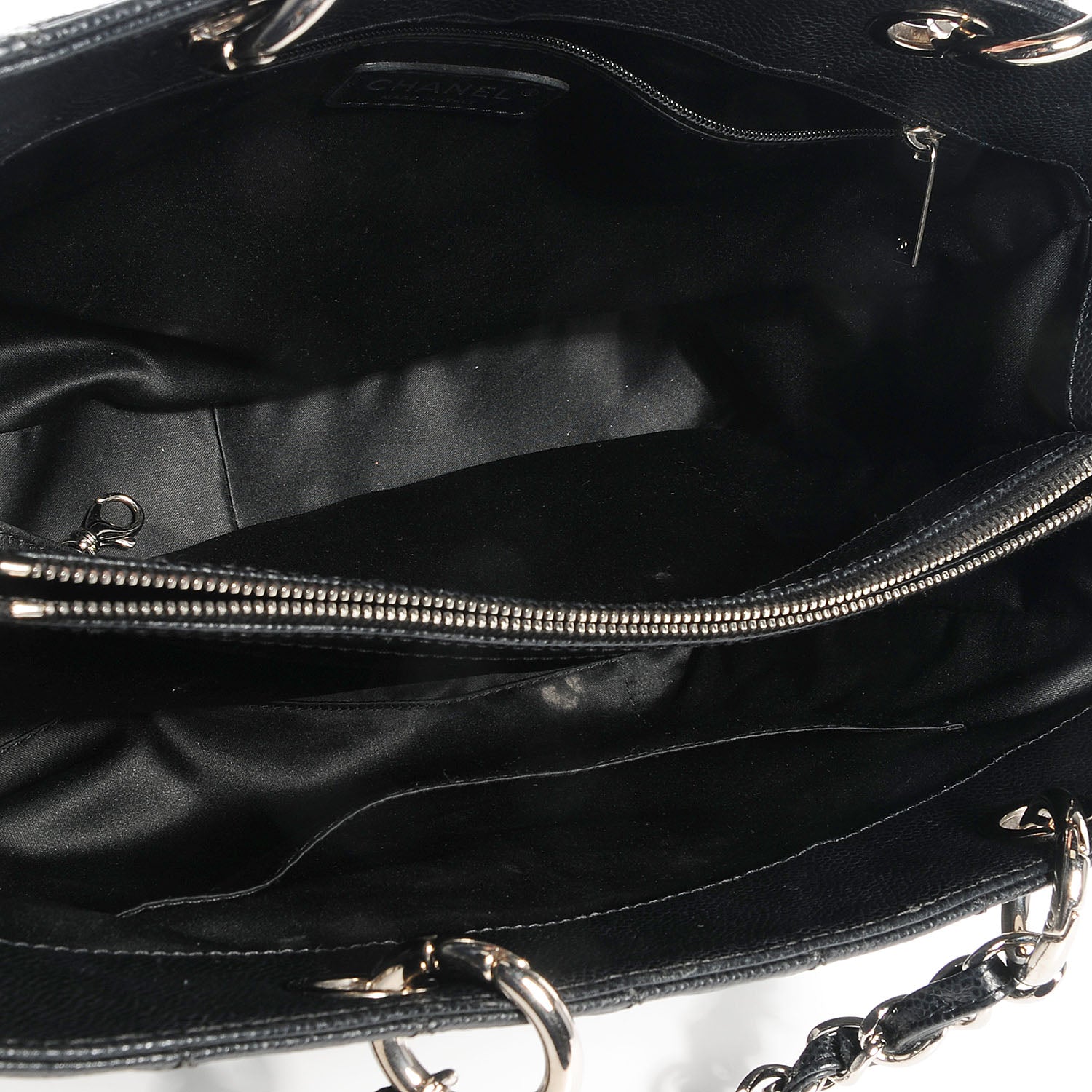 Chanel Caviar Grand Shopping Tote GST Black 6 of 8