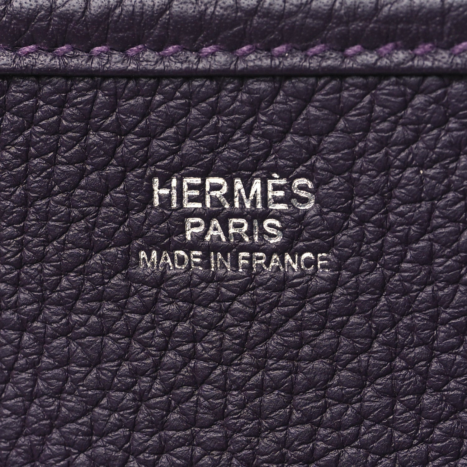 Hermes Togo Evelyne III TGM Raisin 5 of 9