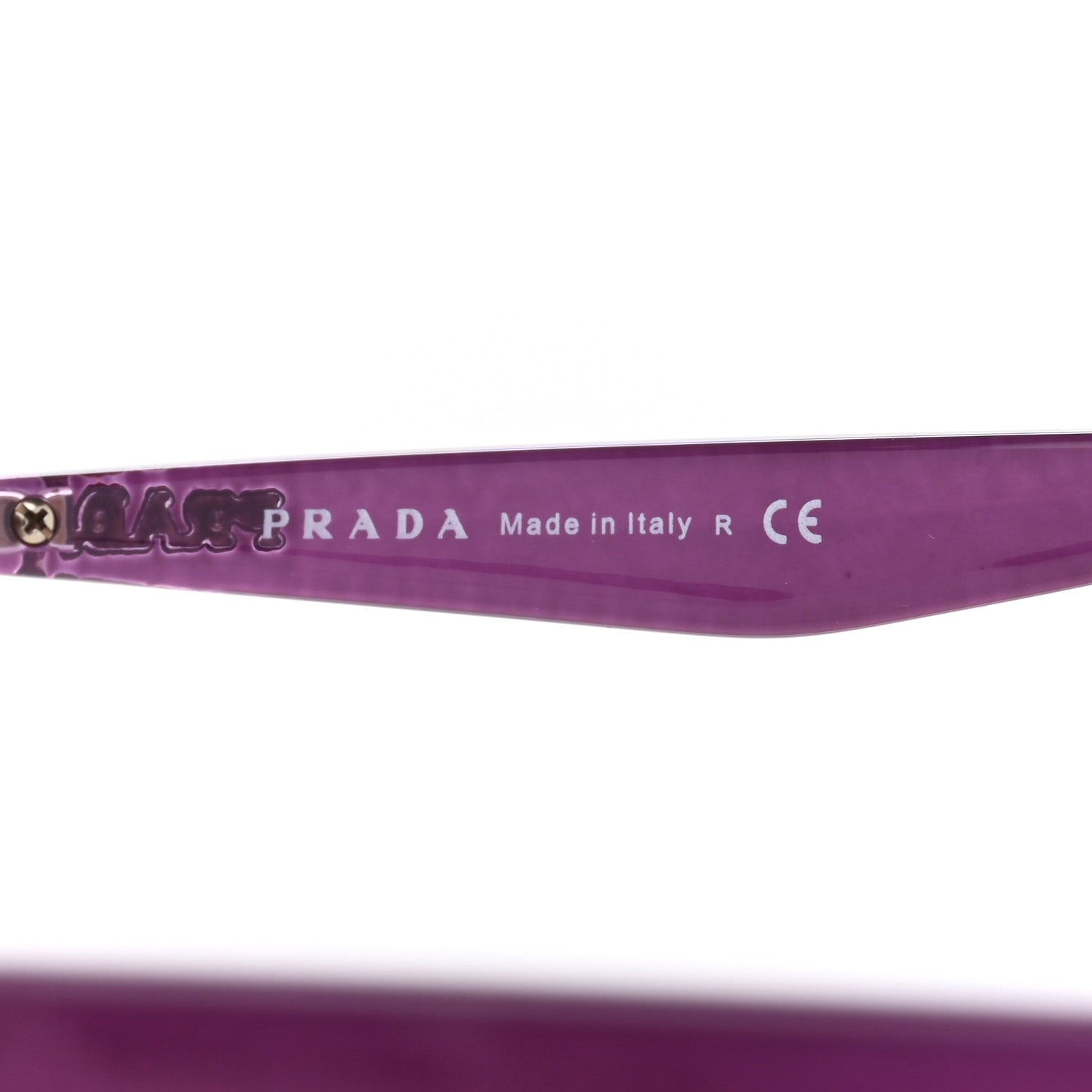 Prada Aviator Sunglasses SPR51P Purple Gold 7 of 9