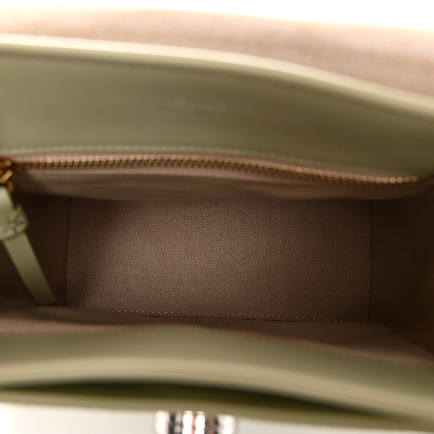 Calfskin Mini Tess Day Bag Light Eucalyptus