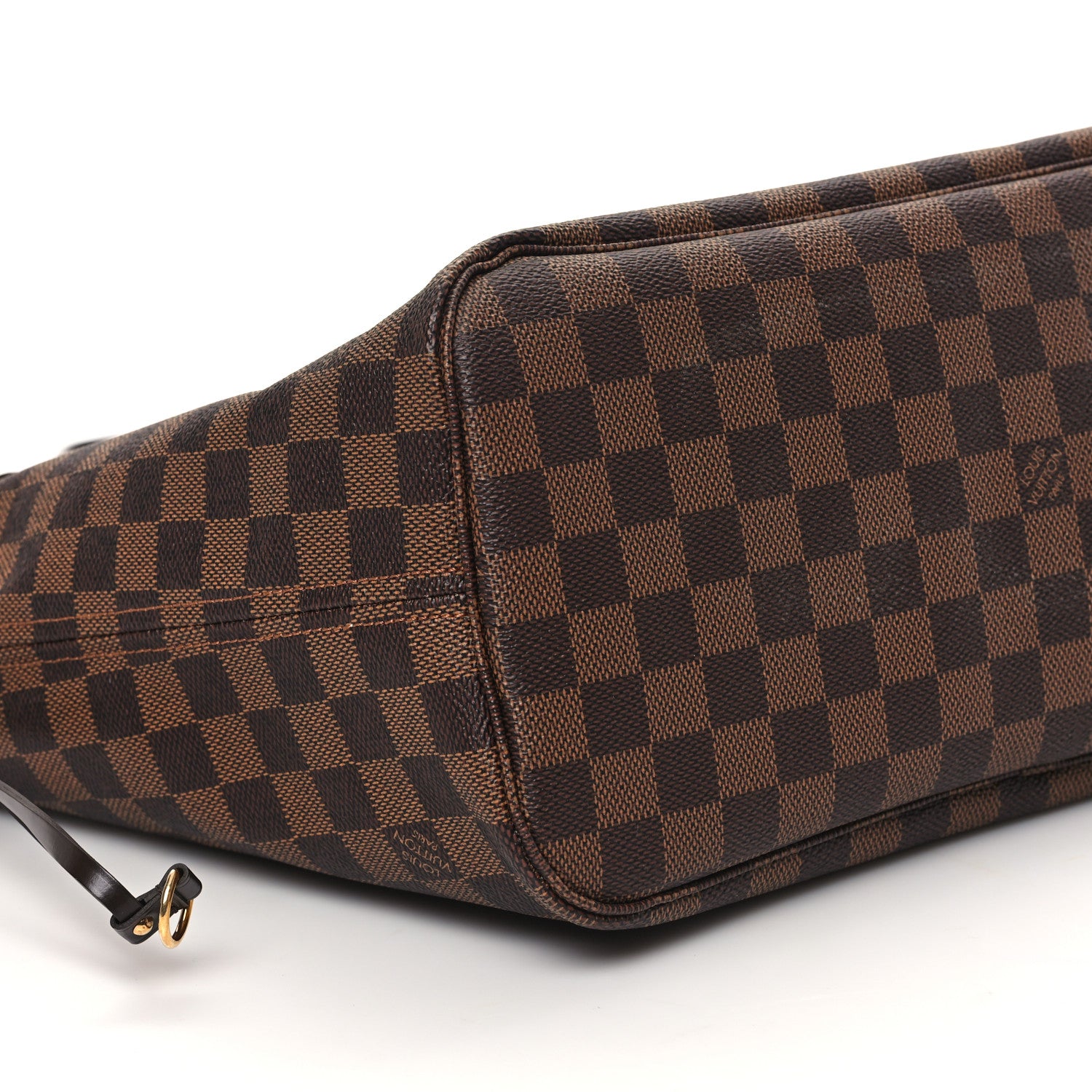 Louis Vuitton Damier Ebene Neo Neverfull MM Rose Ballerine 9 of 11