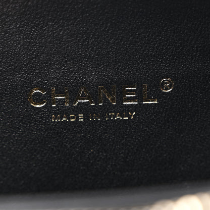 Chanel Caviar Quilted Small CC Filigree Vanity Case Black 7 of 11