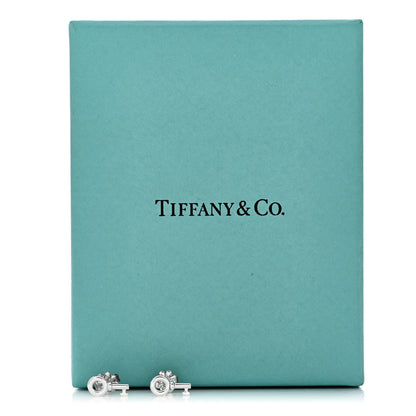Tiffany Sterling Silver Key Earrings 5 of 5