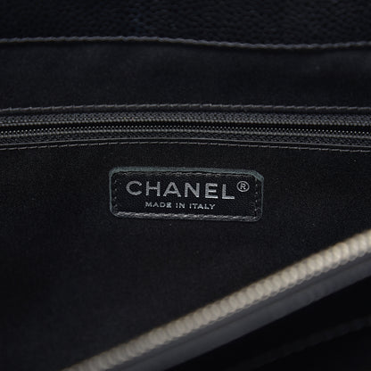 Chanel Caviar Quilted XL Grand Shopping Tote GST Black 5 of 9