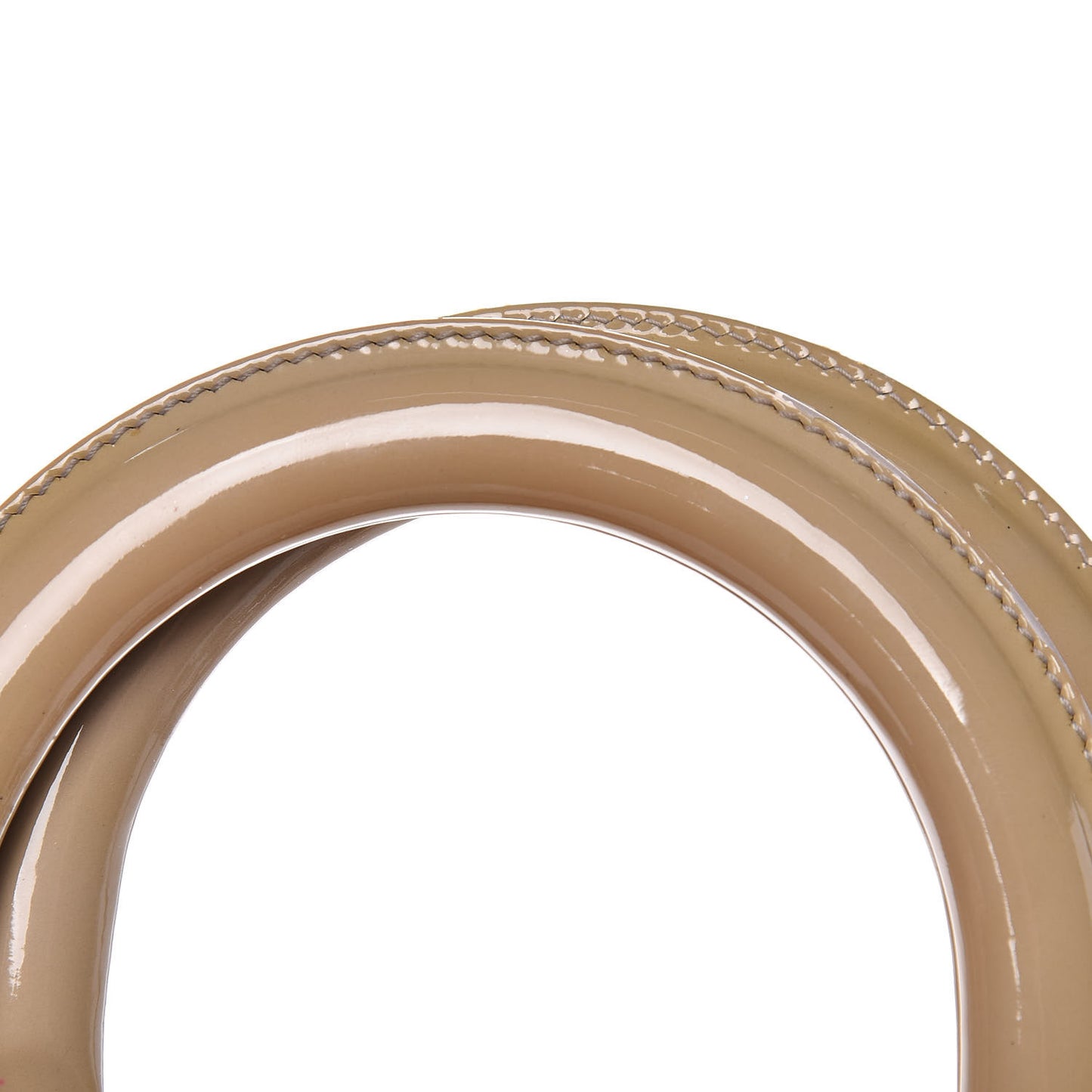Patent Cannage Medium Granville Tote Beige