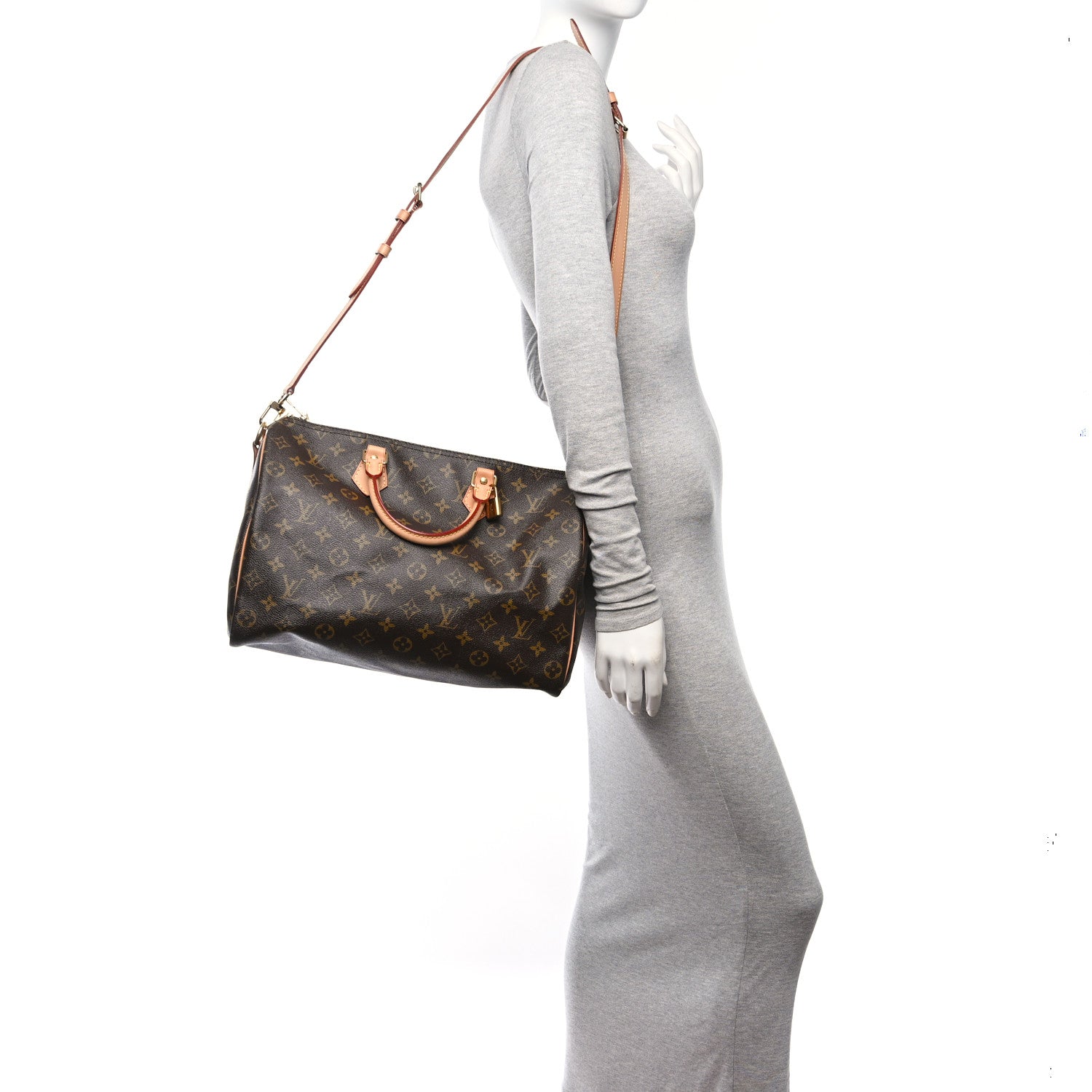 Louis Vuitton Monogram Speedy Bandouliere 35 2 of 12