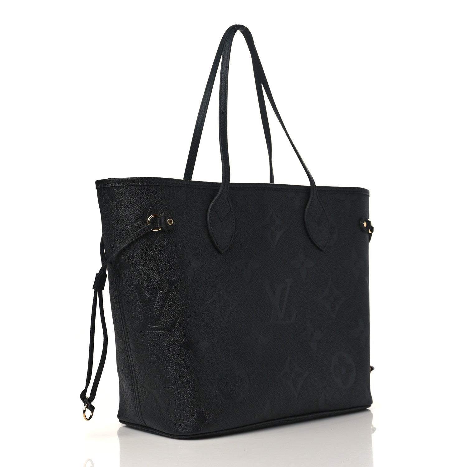 Louis Vuitton Empreinte Monogram Giant Neverfull MM Black 4 of 10