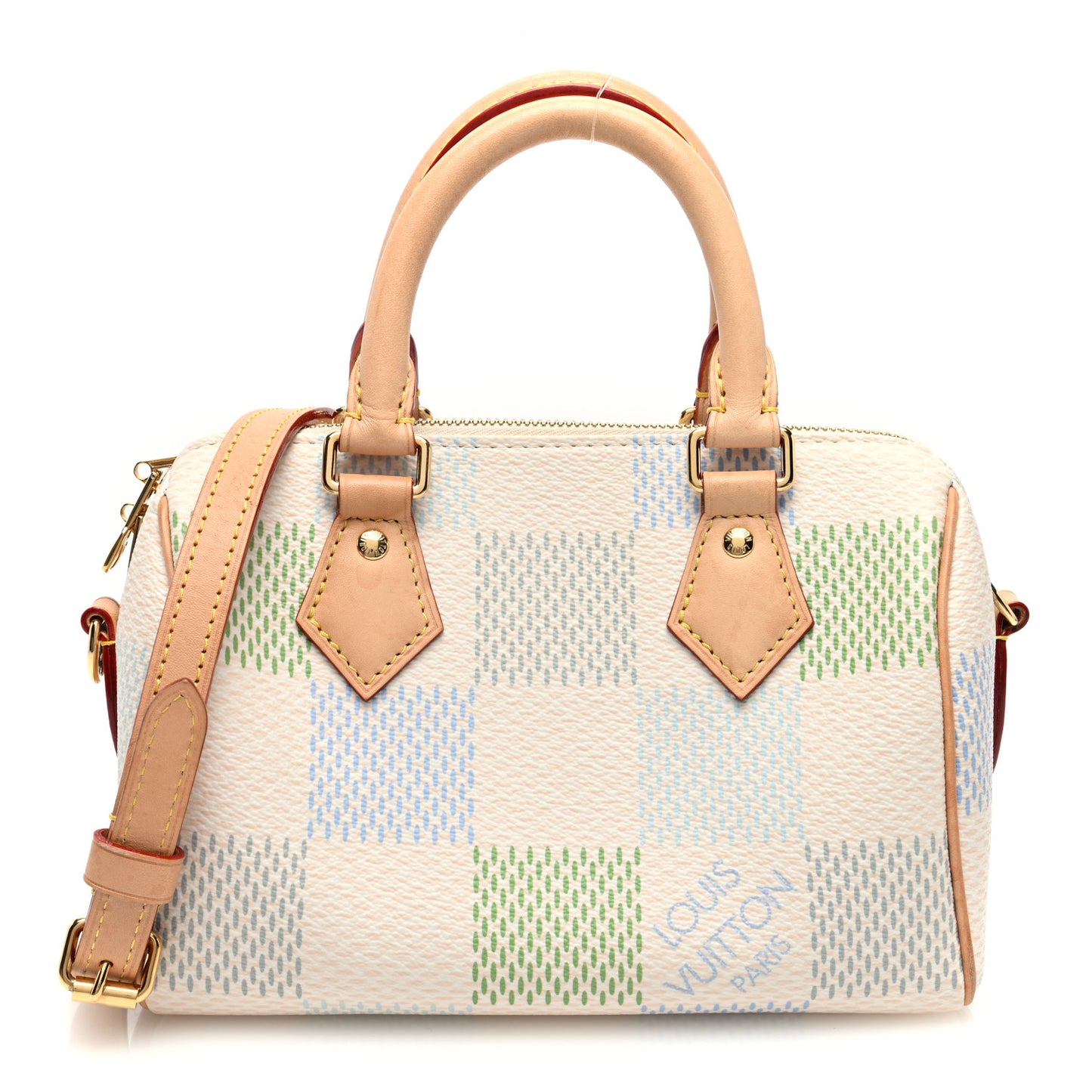 Damier Giant Speedy Bandouliere 20 Pistachio