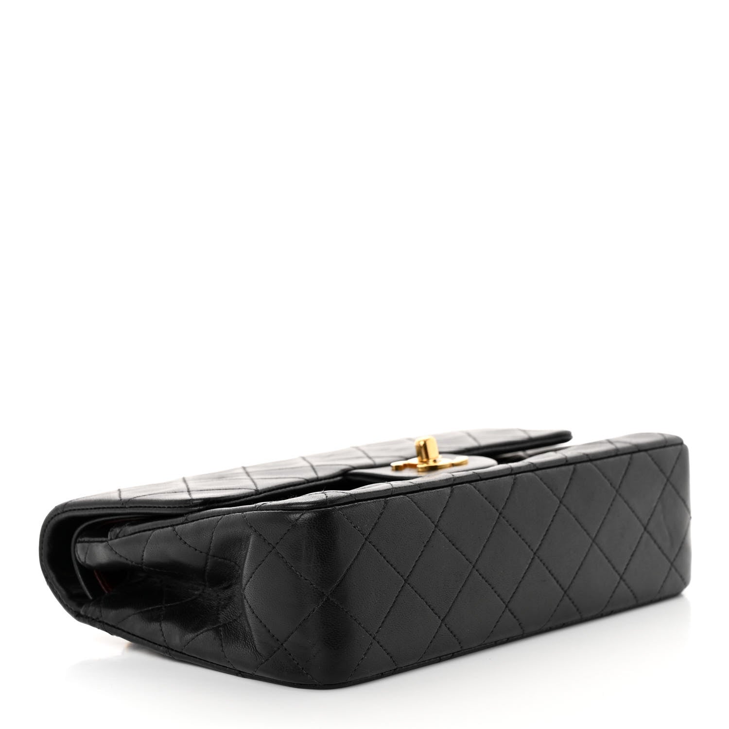 Chanel Lambskin Quilted Small Double Flap Black 4 of 16