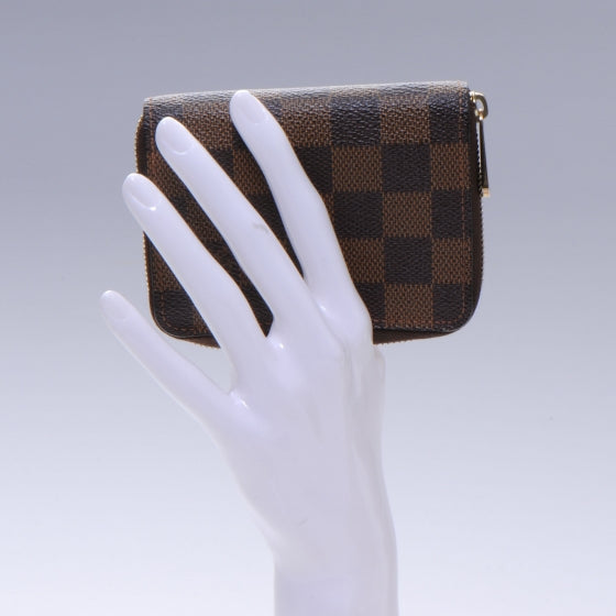 Damier Ebene Zippy Coin Purse