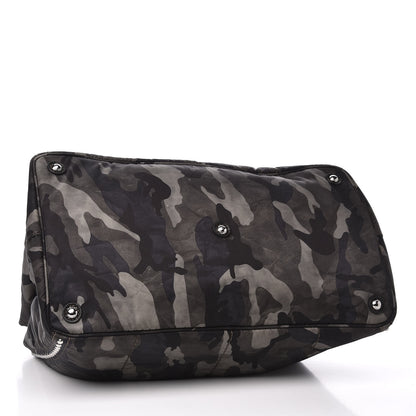 Prada Tessuto Nylon Studded Camouflage Tote Fumo 3 of 10