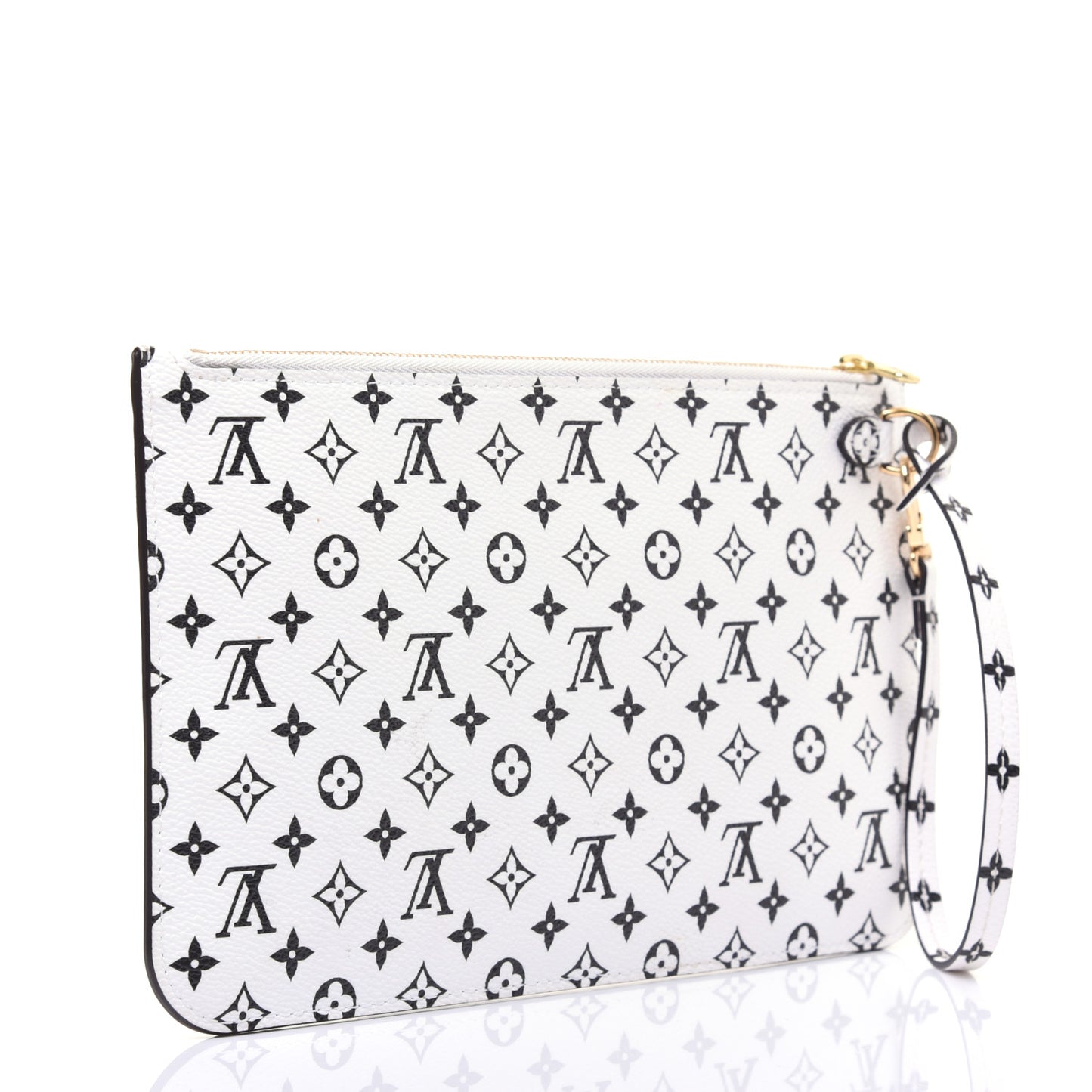 Monogram Giant Neverfull MM GM Pochette White