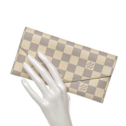 Louis Vuitton Damier Azur Josephine Wallet 2 of 9