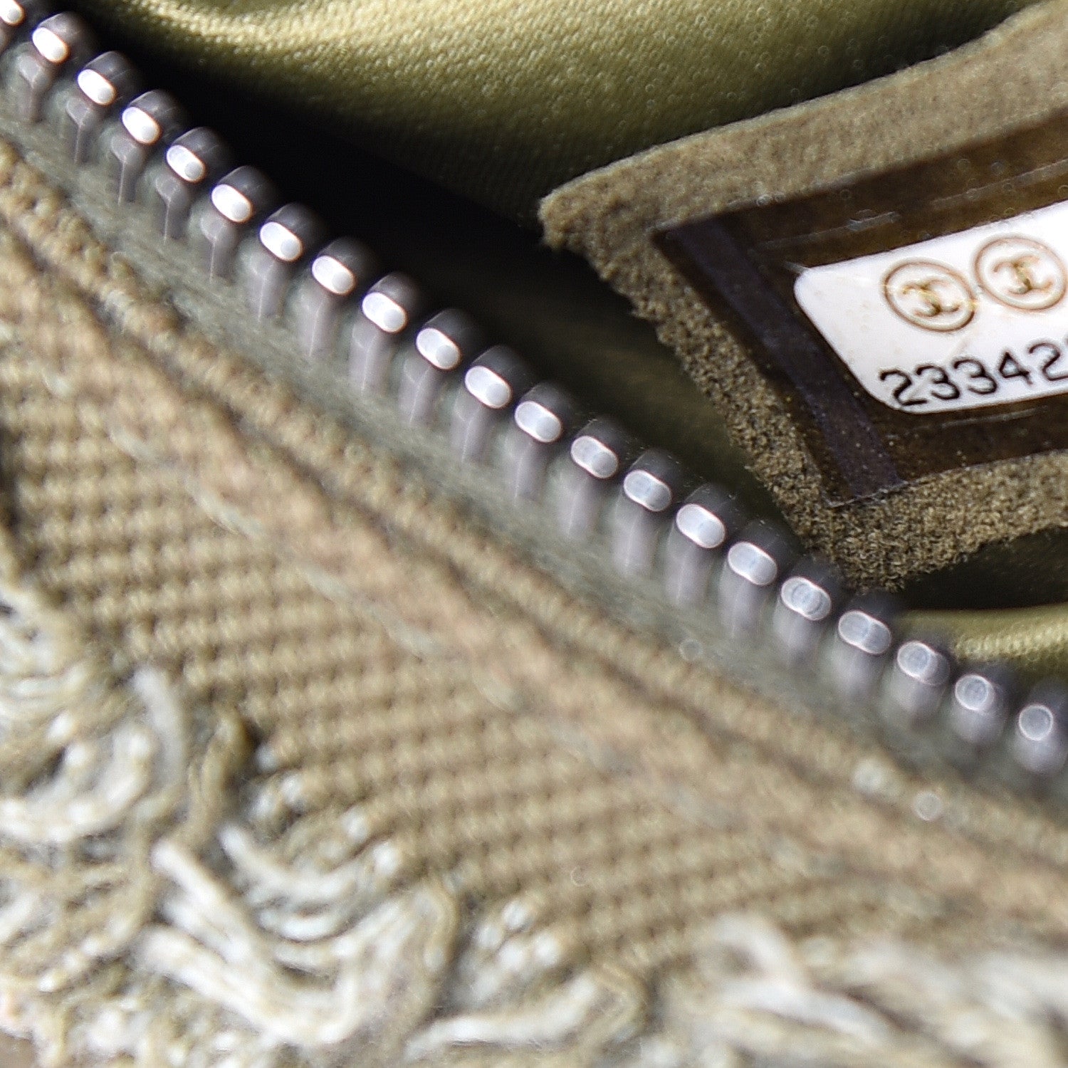 Chanel Canvas Lambskin Quilted Coco Cuba Charms Waist Bag Khaki 6 of 10