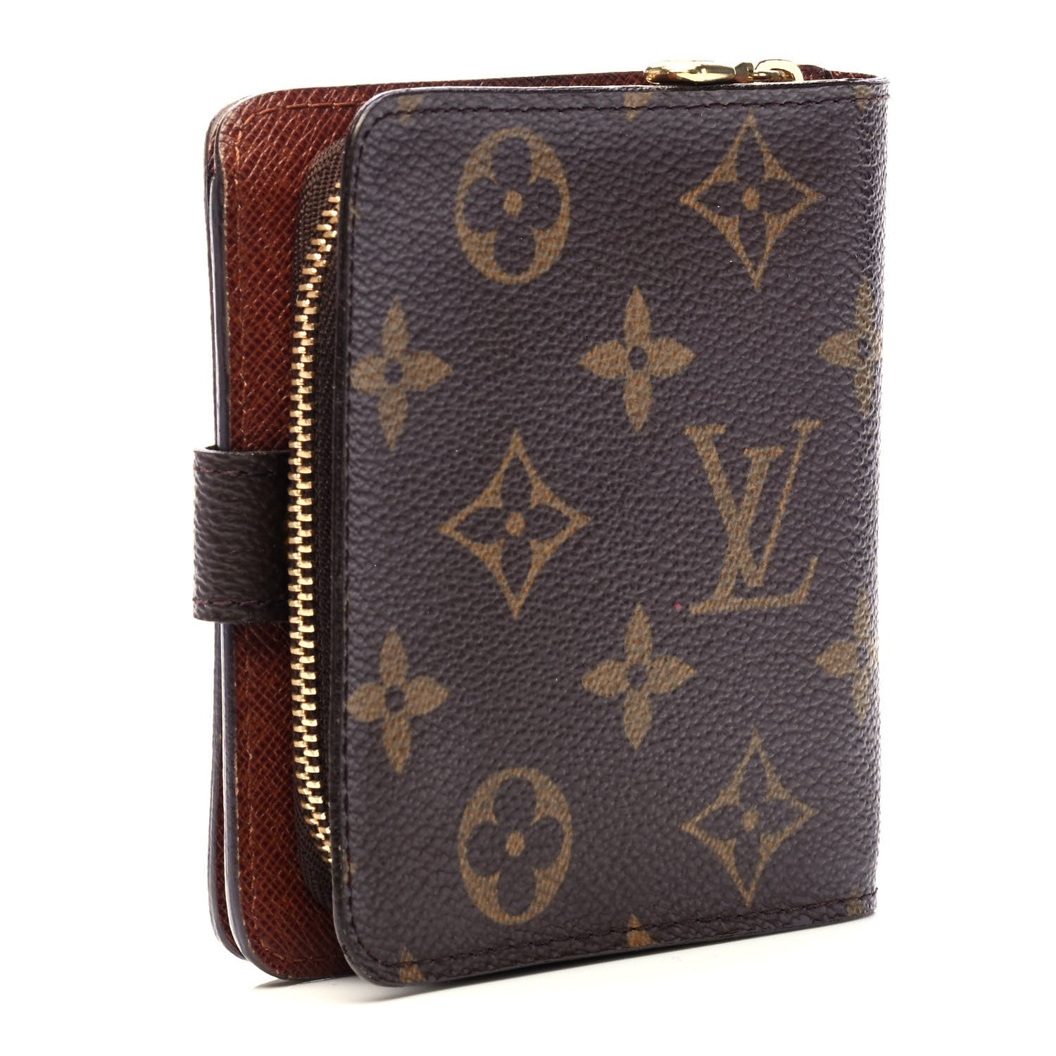 Louis Vuitton Monogram Compact Zippe Zipped Wallet 2 of 5