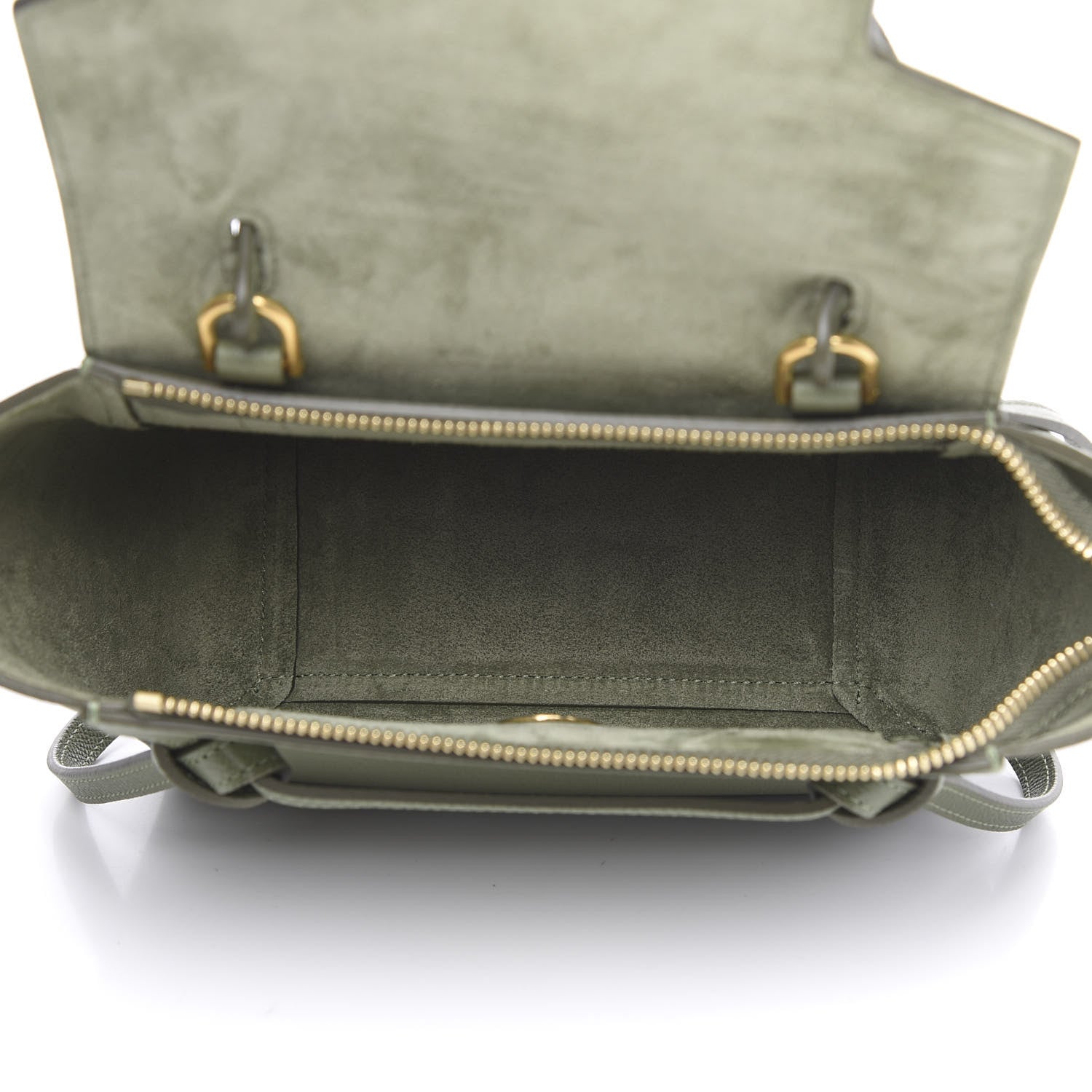 Celine Grained Calfskin Nano Belt Bag Light Khaki 5 of 8