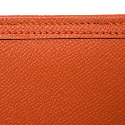 Hermes Epsom Jige Elan 29 Clutch Orange 11 of 12