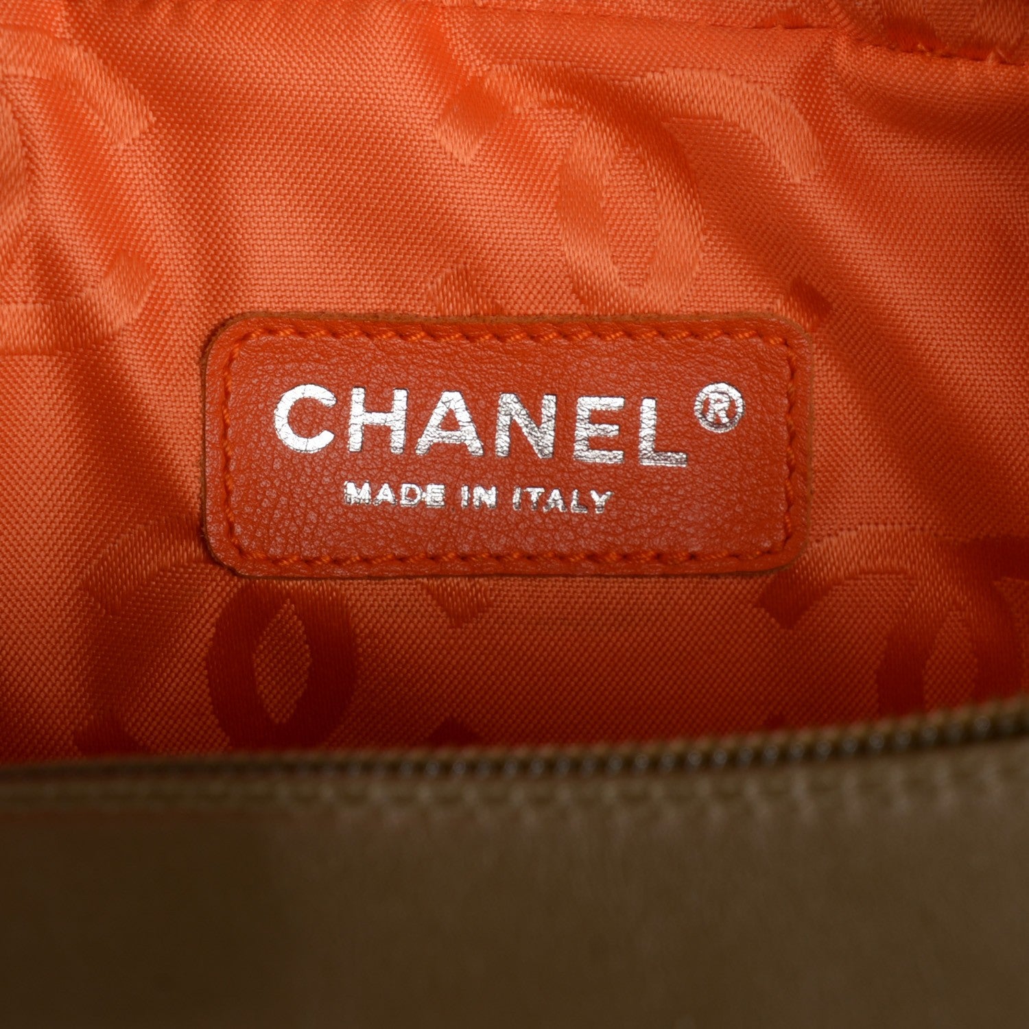 Chanel Calfskin Python Quilted Large Cambon Multipocket Reporter Khaki 6 of 8