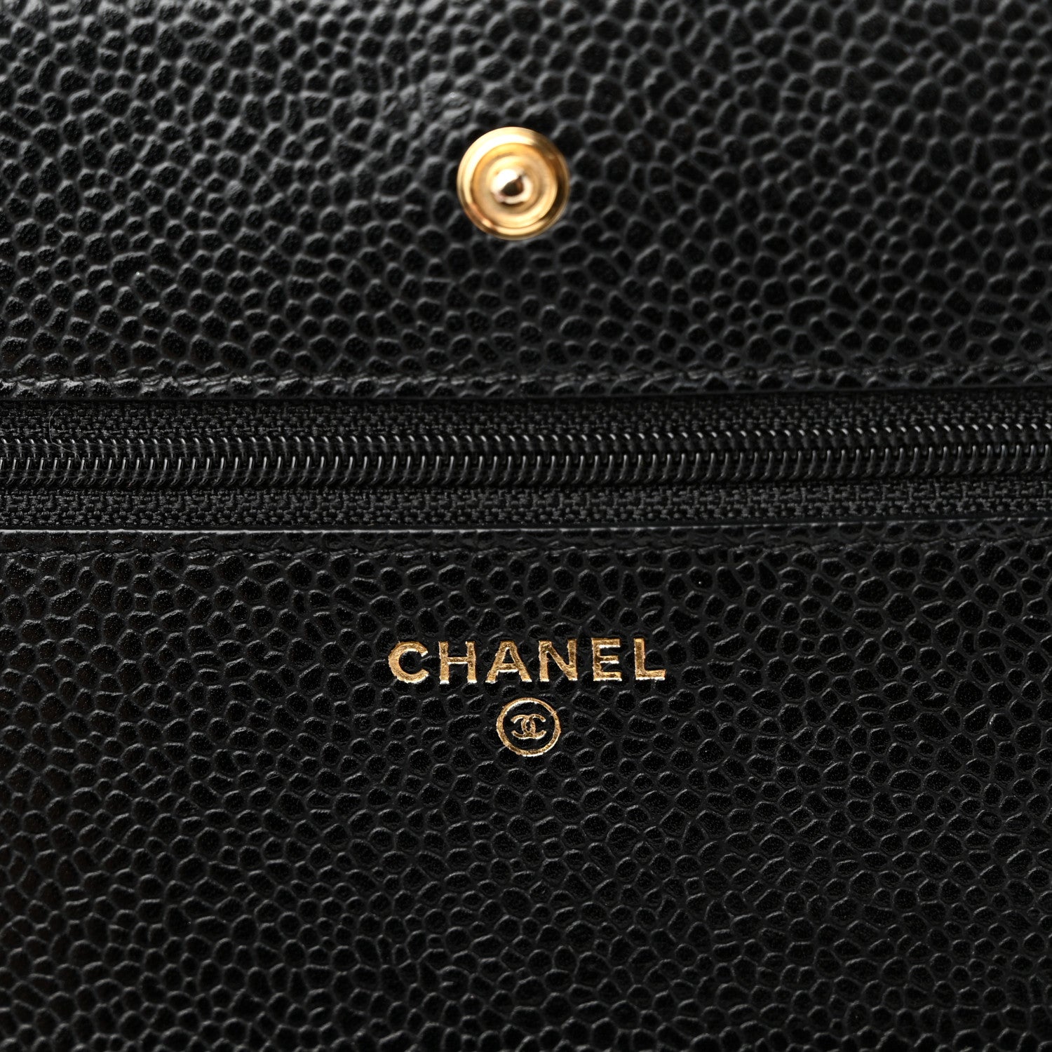 Chanel Caviar Quilted Wallet on Chain WOC Black 6 of 12