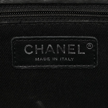 Chanel Calfskin Quilted Large Hamptons Flap Black 7 of 13