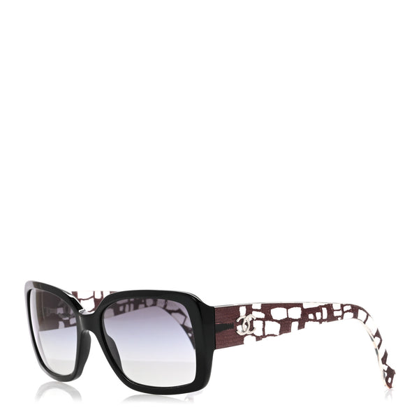 Chanel Acetate Square Sunglasses 5213 Black 1815999 – FASHIONPHILE