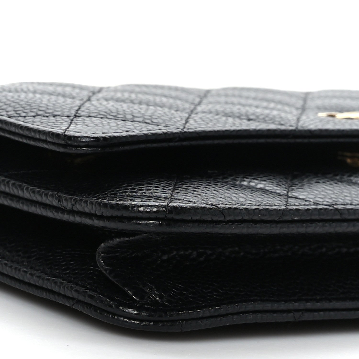 Chanel Caviar Quilted Wallet on Chain WOC Black 9 of 10