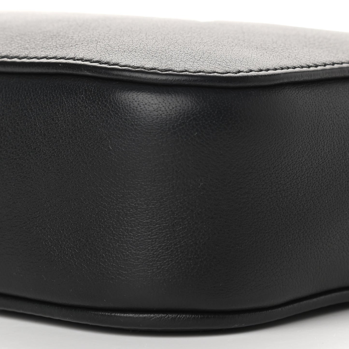 Calfskin Logo XS Everyday Camera Bag Black