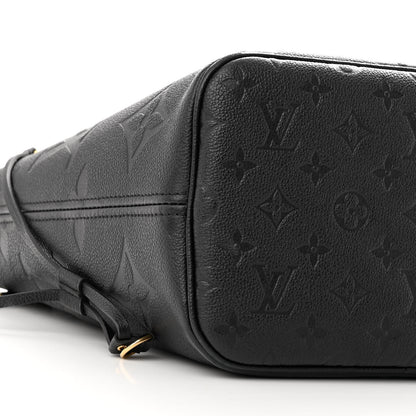Louis Vuitton Empreinte Monogram Giant Neverfull MM Black 8 of 10