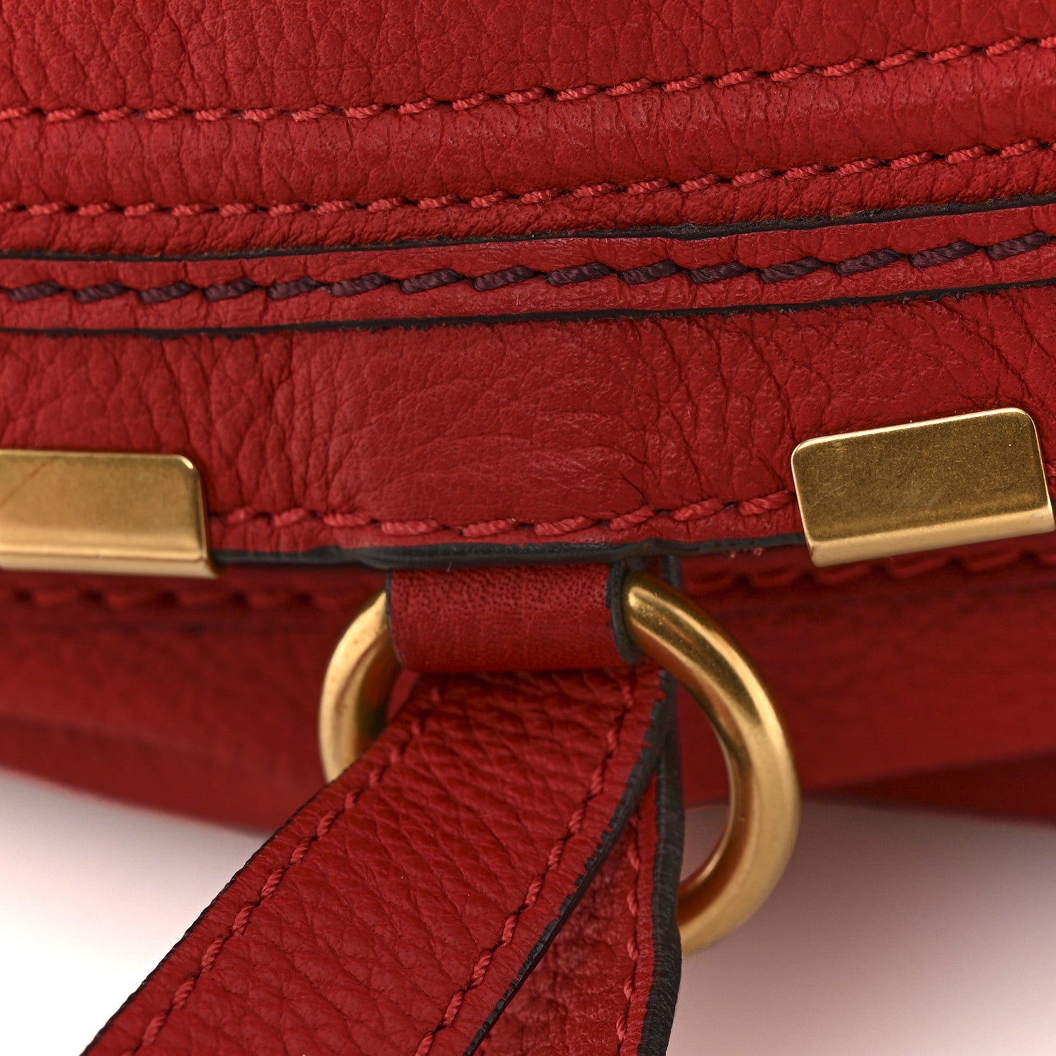 Chloe Calfskin Large Marcie Hobo Red 12 of 13