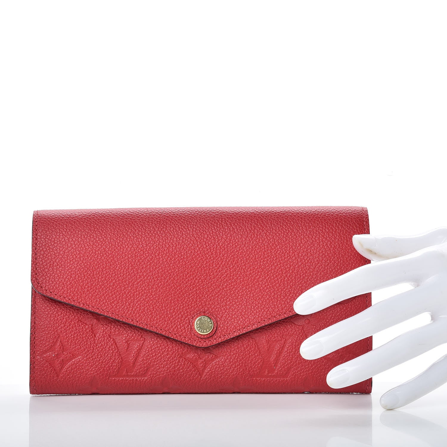 Louis Vuitton Empreinte Sarah Wallet NM Cherry 2 of 9