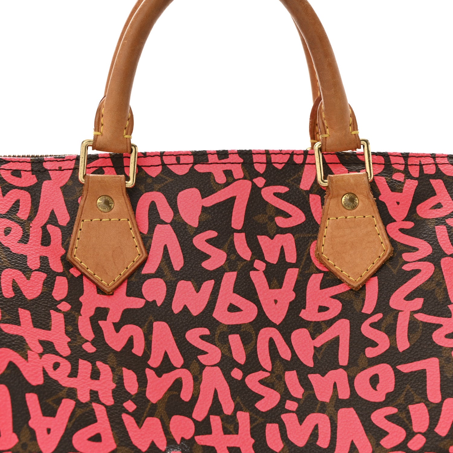 Louis Vuitton Monogram Graffiti Speedy 30 Fuchsia 7 of 14