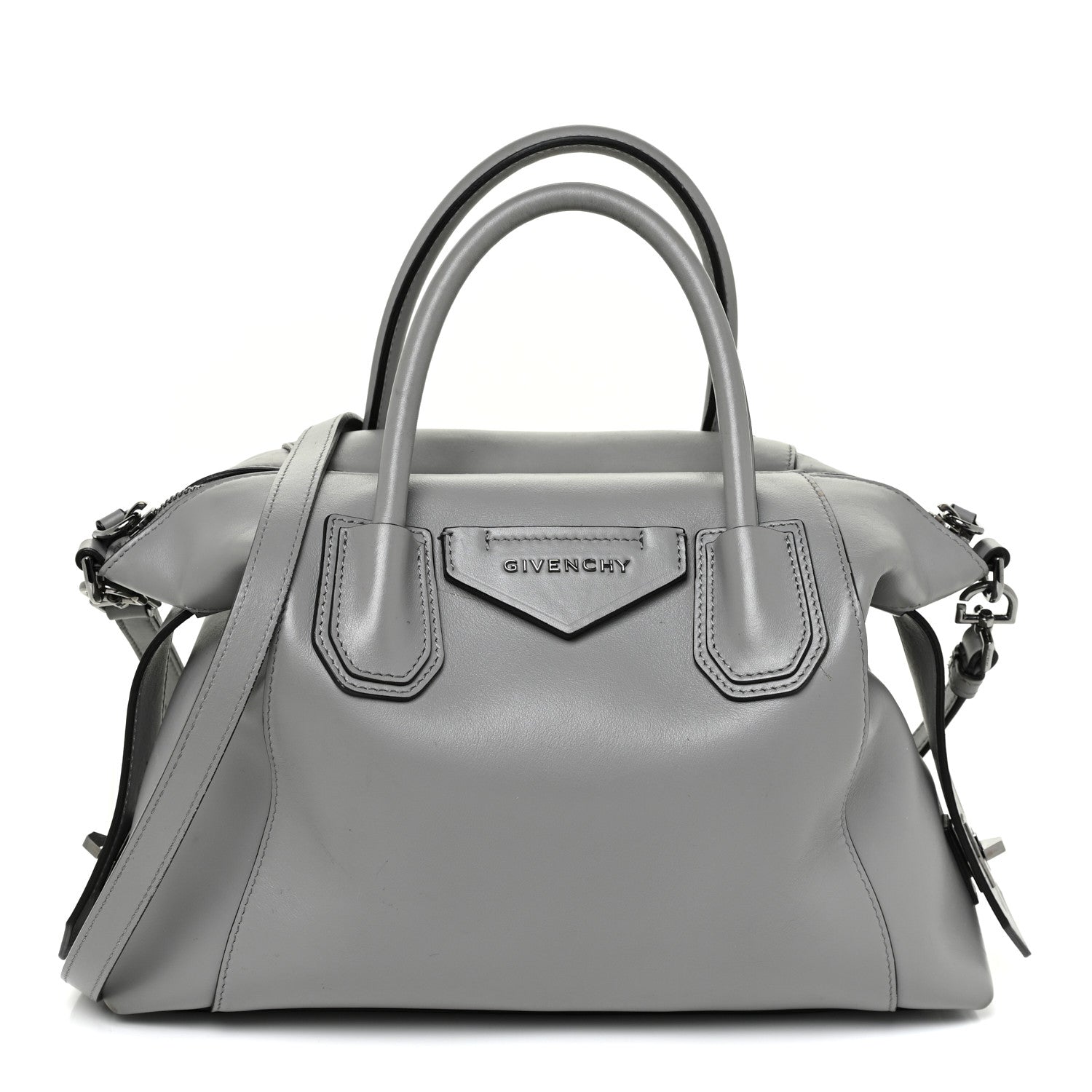 Givenchy Calfskin Small Soft Antigona Pearl Grey 1 of 19