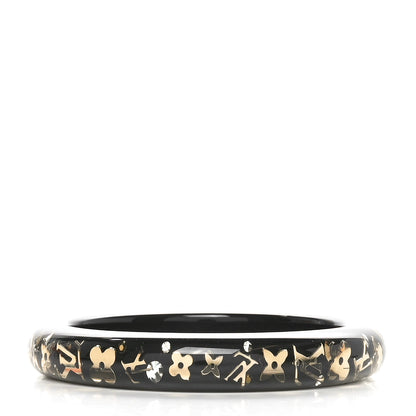Louis Vuitton Resin Swarovski Small Inclusion Bracelet Black 3 of 4