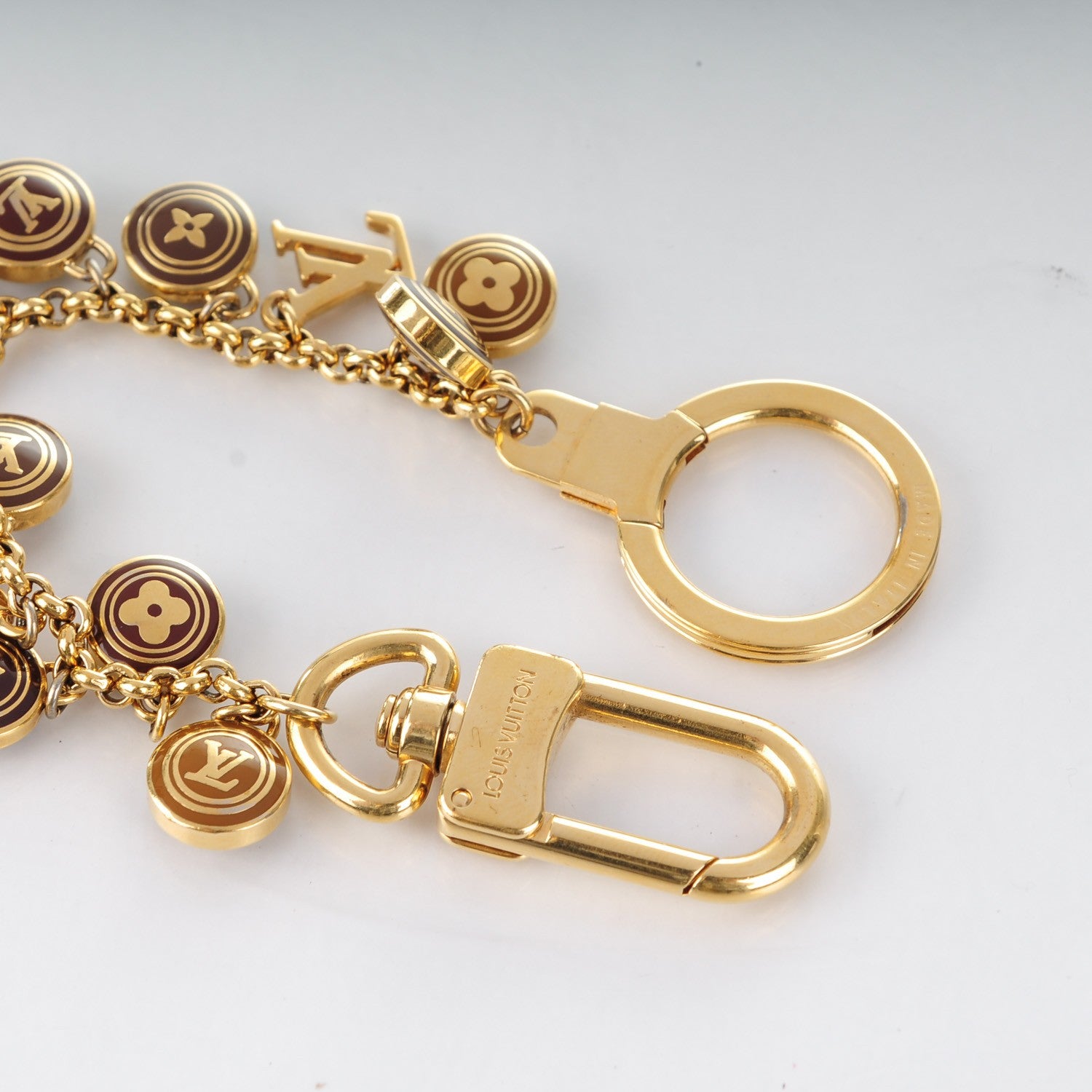 Louis Vuitton Pastilles Key Chain Bag Charm Brown 3 of 3